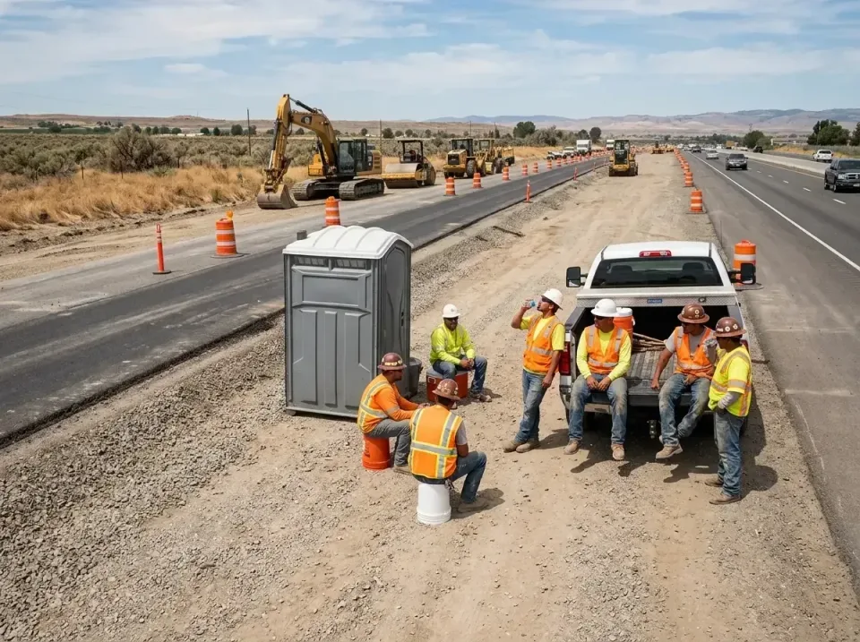 highway-road-construction-crew-007 — frequently asked questions, Porta Potty and Restroom Rentals in Twin Lakes, CA